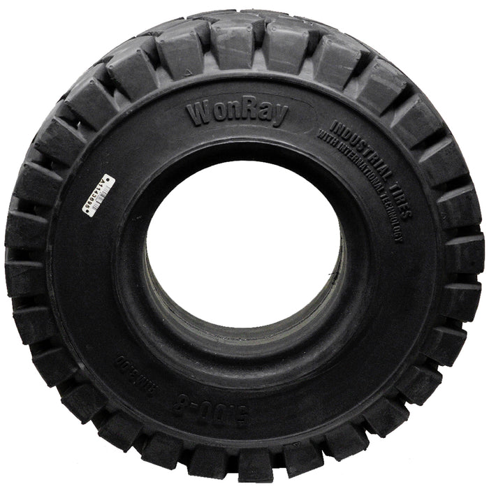 5.00-8 5.00/8 Solid Forklift Tire 3.0" RW Flat Proof 5008
