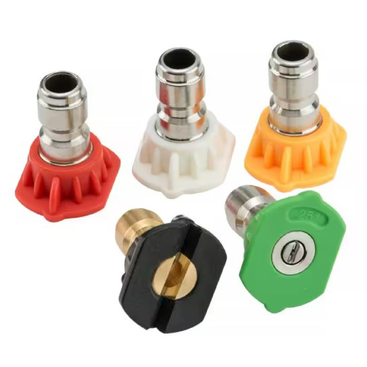 Universal 5PC Pressure Washer Nozzle Tip Set