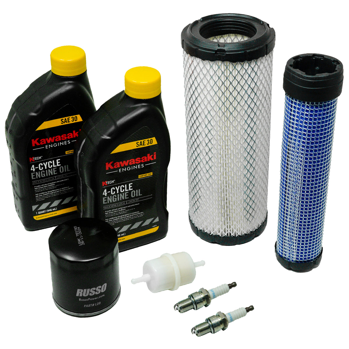 Kit de mantenimiento SAE 30 para motores Kawasaki FX820V EVO 781V EVO 99969-6281