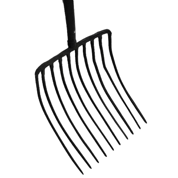 Landscape Fork 10 Tine Steel Head w/ Wood Handle — Russo Power Equipment