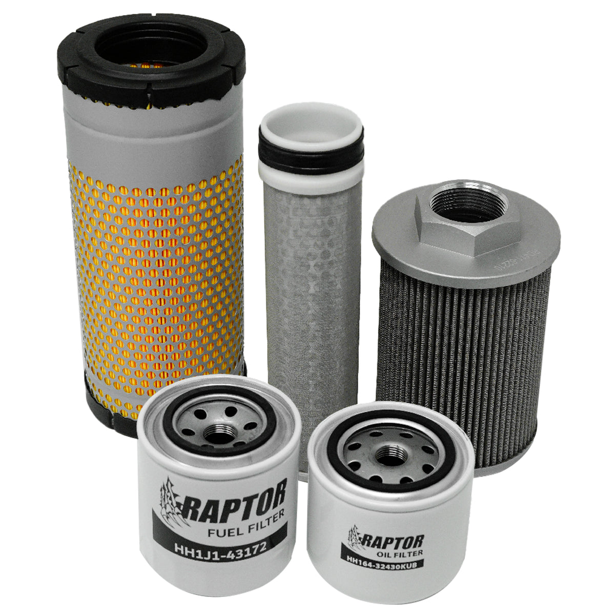 Raptor Filter Kit for Kubota KX040-4