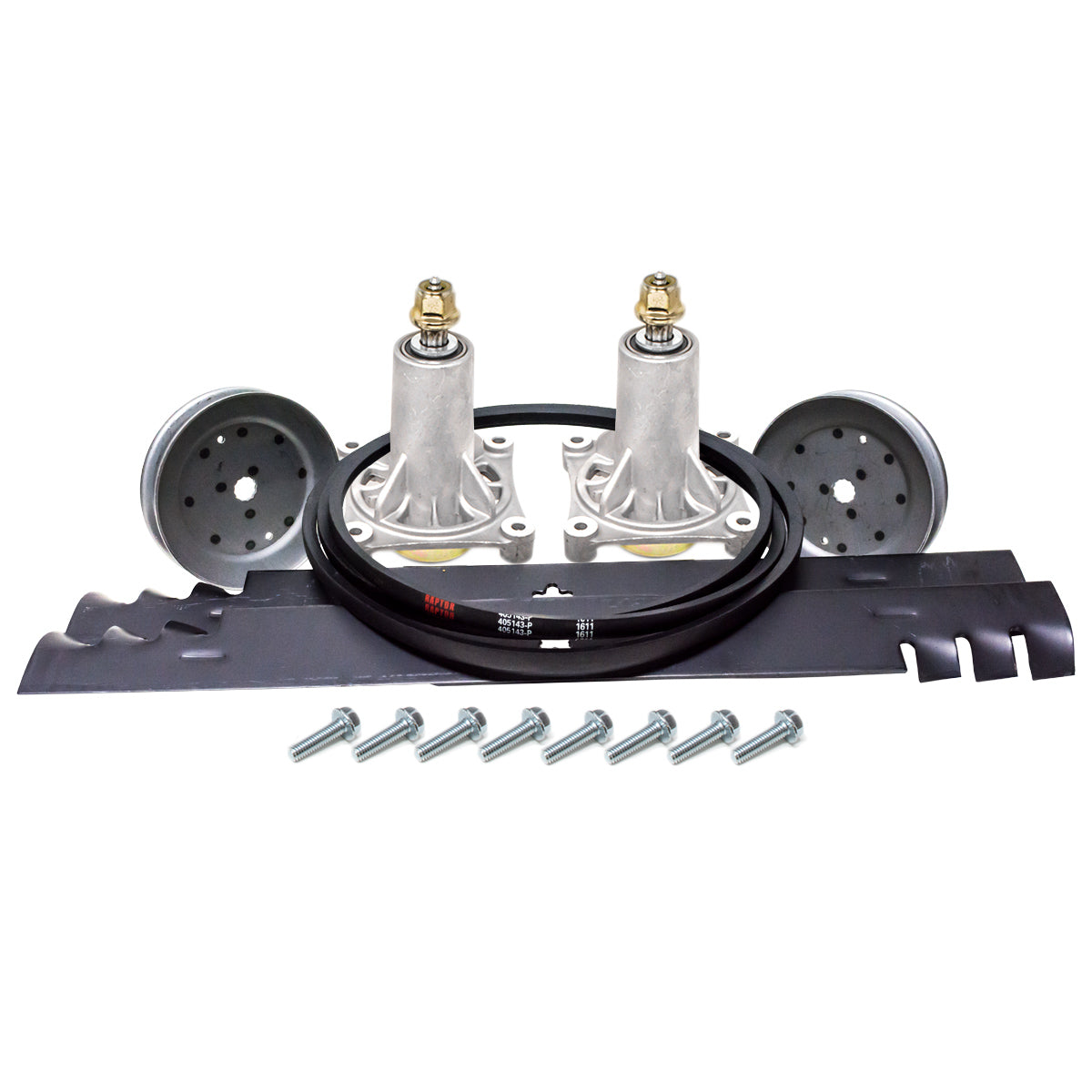 Deck Belt Mulching Blade Spindle Kit for Husqvarna AYP 2246LS 2346XLS YTA1946 YTA22V46 YTH20K46 YTH2246TDR YTH22V46 YTH18K46