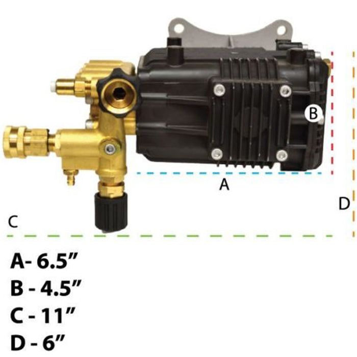 4000 PSI Replacement Pressure Washer Pump for Annovi Reverberi RSV4G40 RSV4G40HDF40EZ