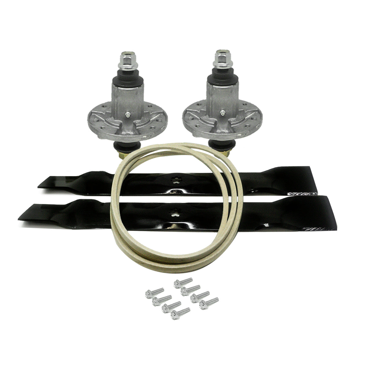 Kit de cubierta de correa de hoja de husillo para John Deere 42 pulgadas 102 105 115 125 135 D100 D105 D110 D120 D130 LA100 LA105 LA110 LA115 LA120 LA125 LA135 