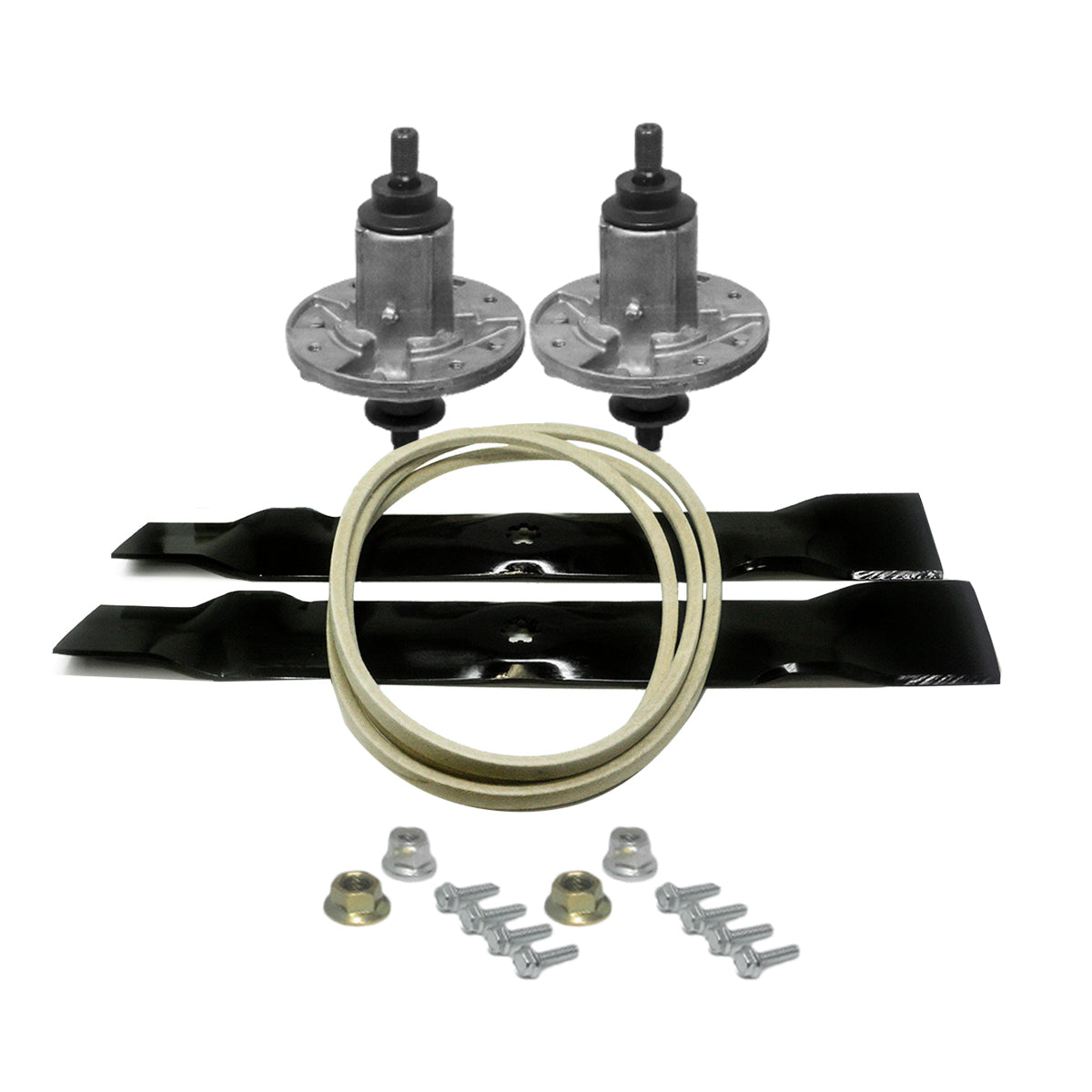 Kit de cubierta de correa de hoja de husillo para John Deere 42 pulgadas 102 105 115 125 135 D100 D105 D110 D120 D130 LA100 LA105 LA110 LA115 LA120 LA125 LA135 