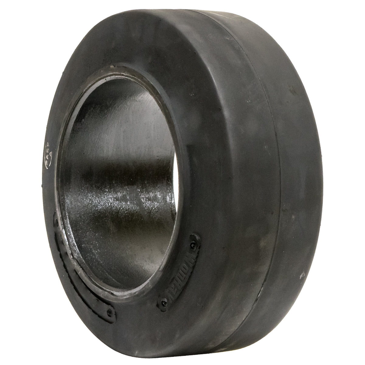 Solid Flat Proof Press-On Smooth Forklift Tire 5X5X11.25