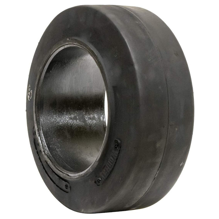 16x5x10.5 Solid Flat Proof Press-On Smooth Forklift Tire