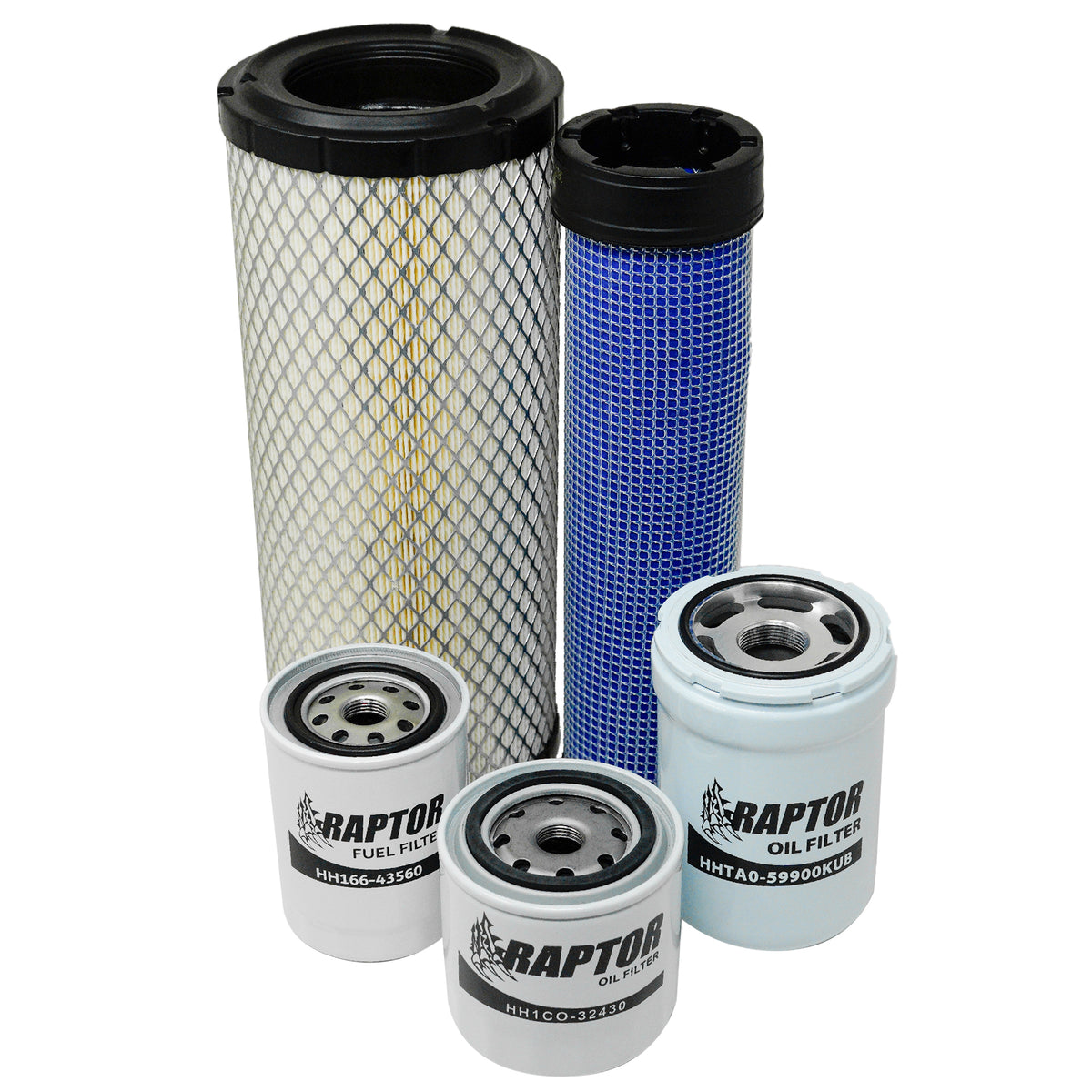 Raptor Filter Kit for Kubota SSV65 SSV65C SSV75 SSV75C — Russo Power ...
