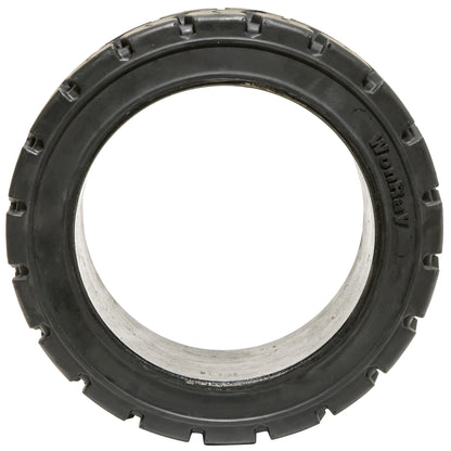 Neumático de tracción para montacargas de vía ancha, sólido, de 14 x 4-1/2 x 8 pulgadas