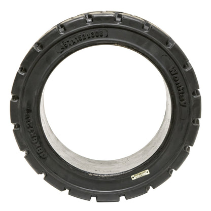 18X8X12.125 Solid Puncture Proof Press-On Traction Forklift Tire
