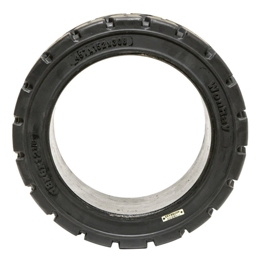 18X8X12.125 Solid Puncture Proof Press-On Traction Forklift Tire