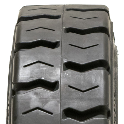 18X8X12.125 Solid Puncture Proof Press-On Traction Forklift Tire
