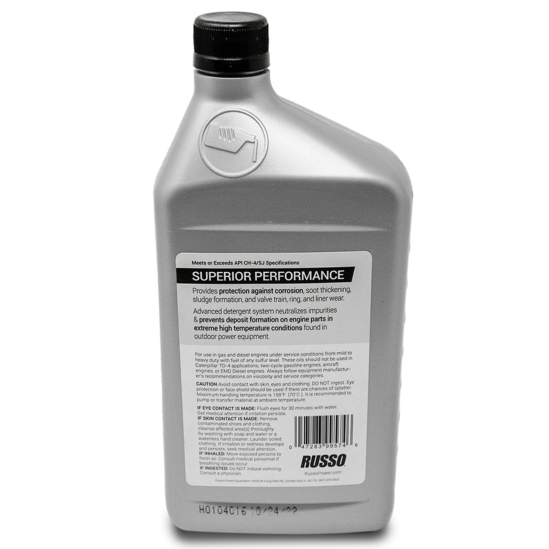 Russo SAE 10W-40 Engine Oil 1 Qt. — Russo Power Equipment