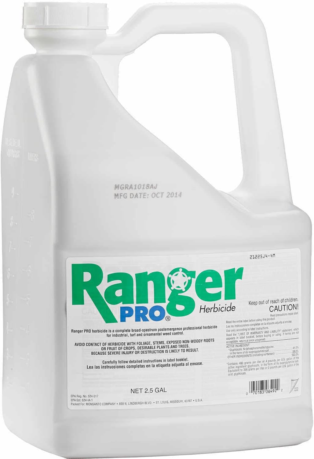 Ranger Pro Herbicide 41% Glyphosate 2.5 Gallon