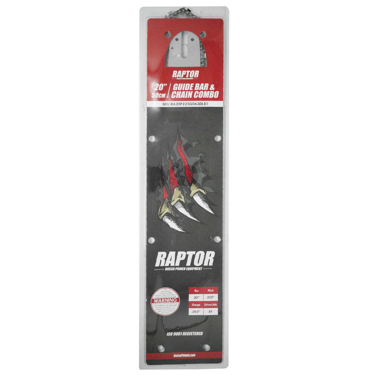 Combo de barra y cadena Raptor de 20" para Stihl 26RM3-81