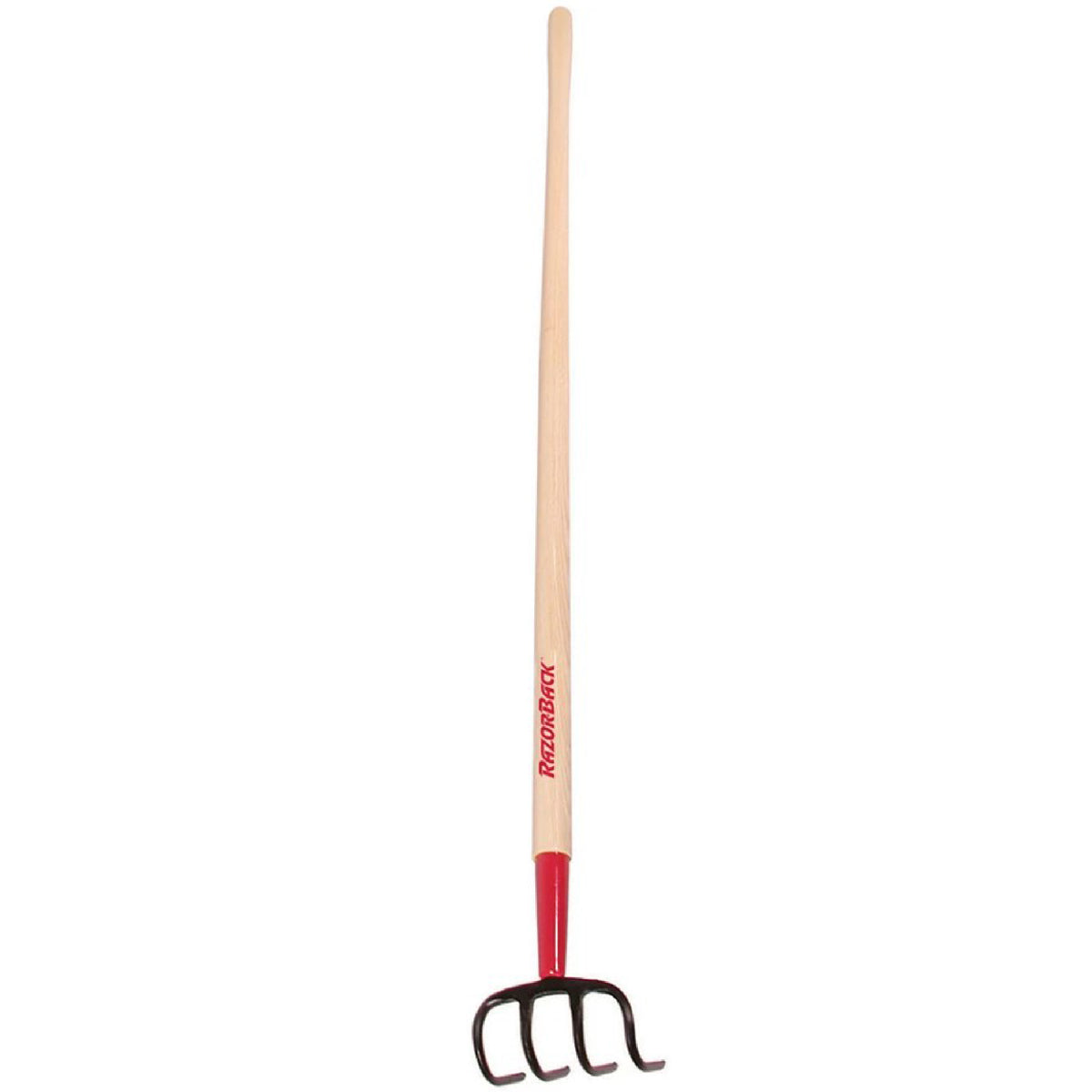 Razor-Back 4-Tine Cultivator Forged with 54-inch Wood Handle