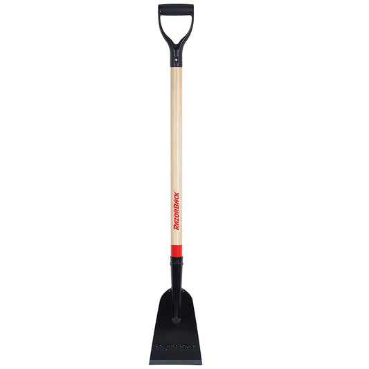 Raspador de hielo Razor-Back 81100 de 7 pulgadas con mango de madera en forma de D