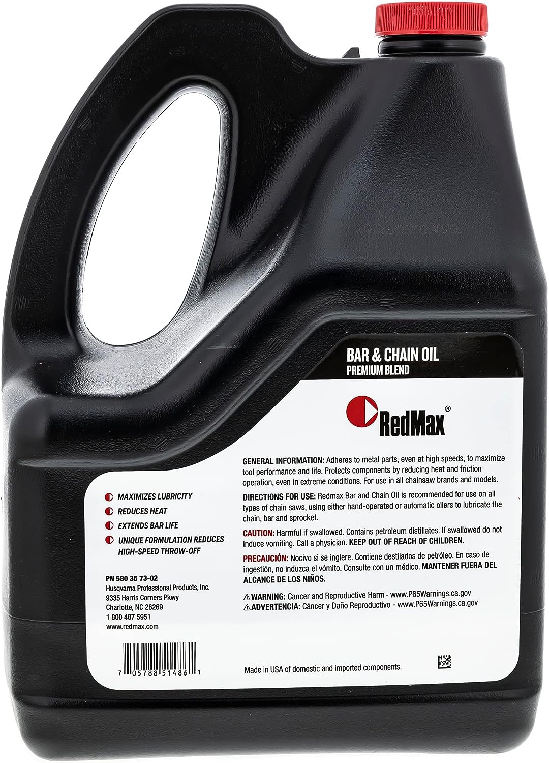 RedMax 580357302 Bar & Chain Oil 1 Gallon