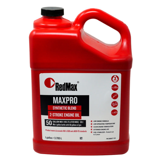 RedMax 598817705 Aceite MaxPro de 2 tiempos, mezcla 50:1, 1 galón