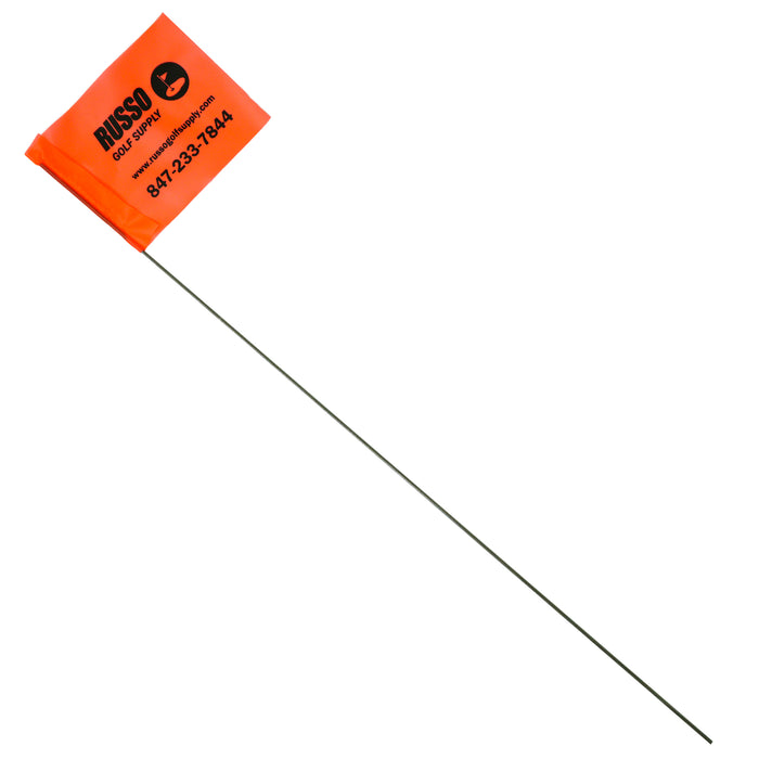 Russo Golf Supply Flag Orange