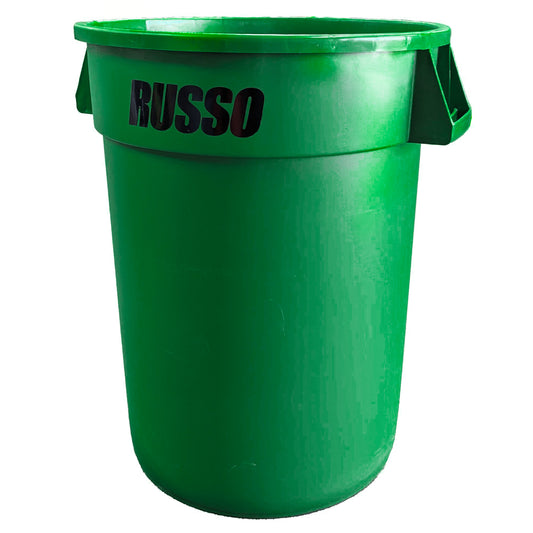 Contenedor de basura Russo de 44 galones, color verde