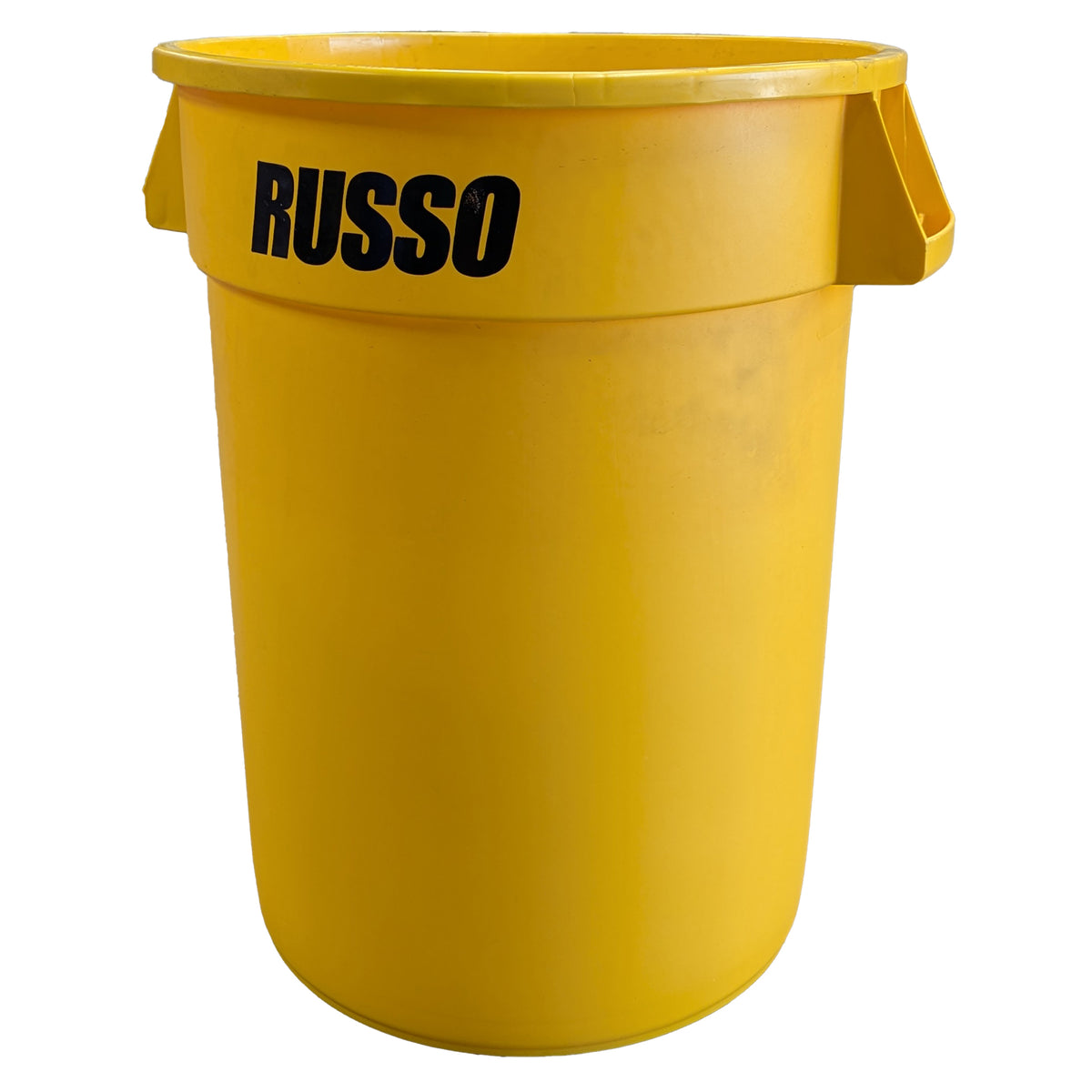 Contenedor de basura Russo de 32 galones, amarillo