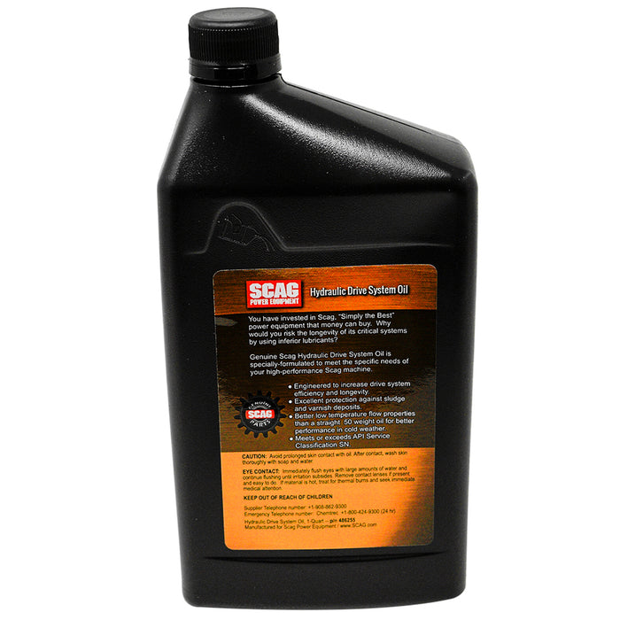 Scag 486255 Hydraulic Oil 20W-50 1 Qt.