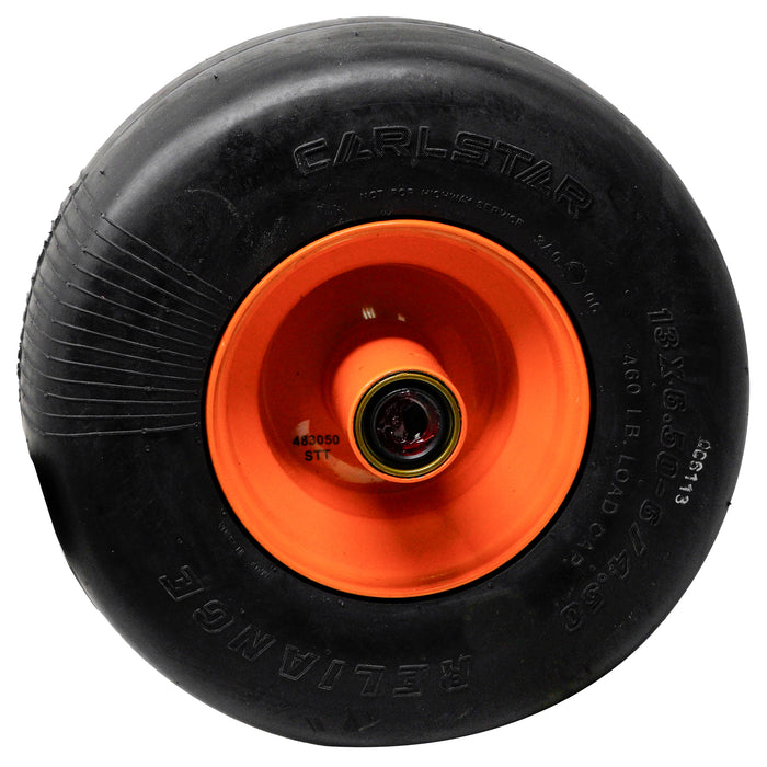 Scag 9278 Flat Free Front Caster Solid Smooth Tire 13x6.50-6