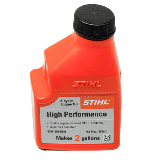Stihl 0781 319 8051 High Performance 2 Cycle Engine Oil 5.2 Oz.