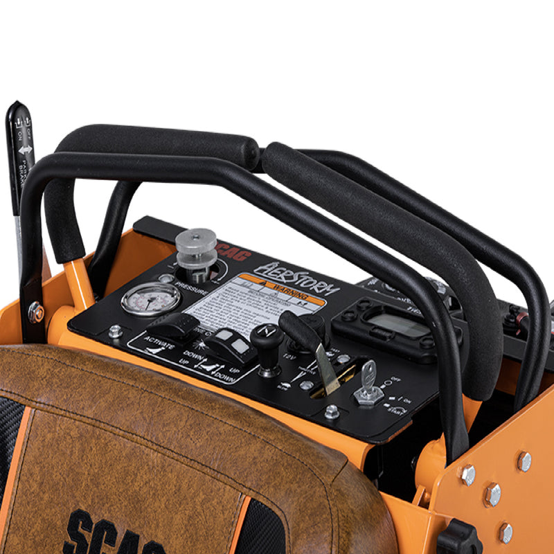 Aireador de pie Scag AS30-23CV-DS AerStorm de 30 pulgadas con kit de sembradora de caída