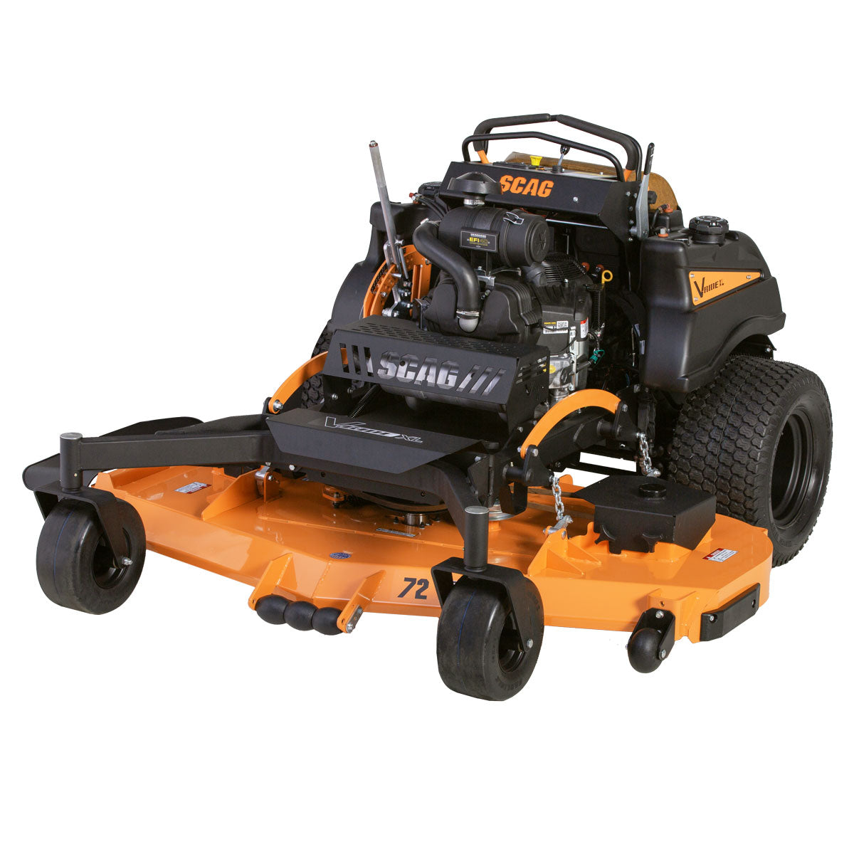 Scag SVRXL61V-40BV-EFI V-Ride XL de 72 pulgadas. Cortacésped de pie