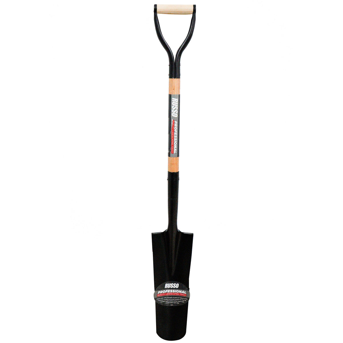 Pala de drenaje Seymour 49347 de 16 pulgadas con mango de madera dura de 30 pulgadas
