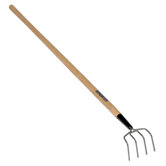 Seymour 42224 Garden Cultivator, Welded 4 Tine Head, 54" Hardwood Handle