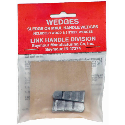 Seymour 64133 Sledge & Maul Wedges - 1 Wood 2 Steel