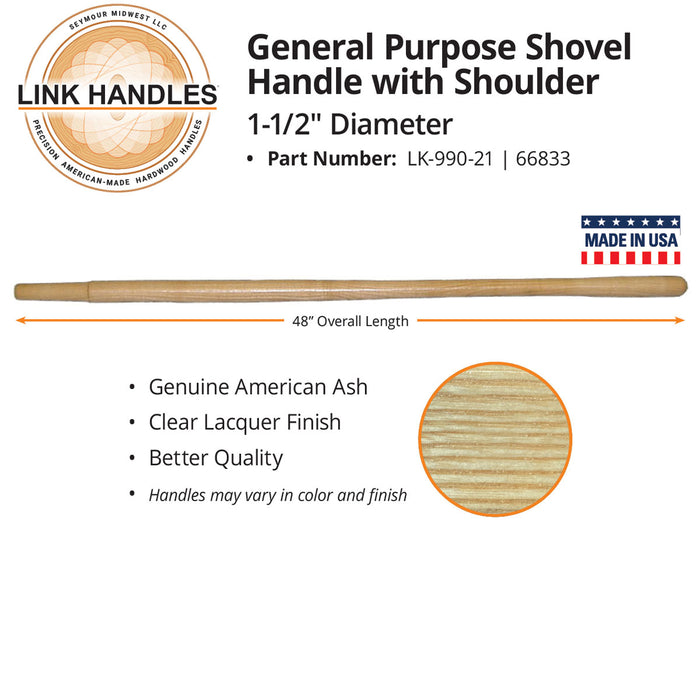 Seymour 66833 General Purpose 48 In. Shovel Handle