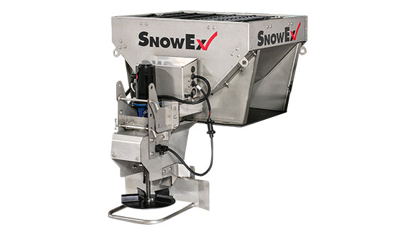 SnowEx 12145 1 Esparcidor de tolva de acero inoxidable de 0,35 yardas cúbicas Renegade