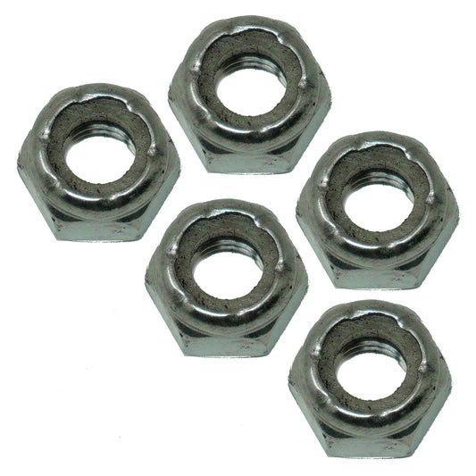 5PK SnowEx 50971 5/16"-18 Locknut Nylox SS for Gate Assembly