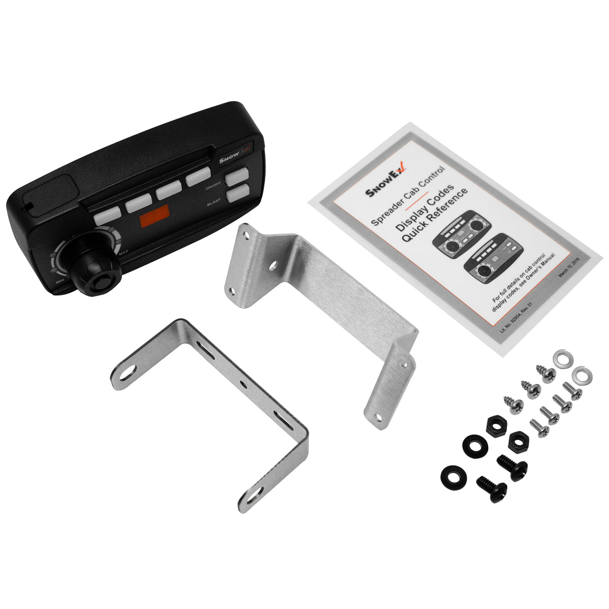Kit de controlador SnowEx 52465 SS-TG SX de 12 V con dial único y soporte