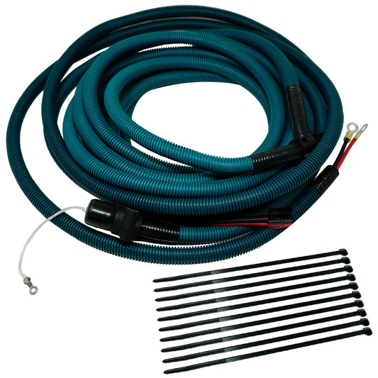 Arnés de cableado del cable de alimentación del esparcidor de sal SnowEx D6114 de 24 pies 