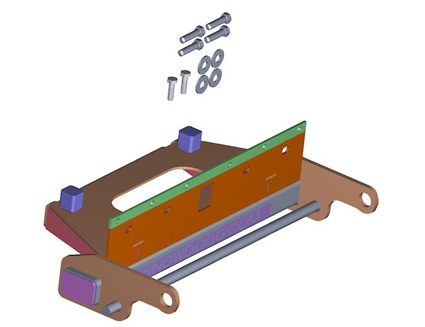 Snowdogg 16067100A Soporte Snowdogg serie MD para Kubota 900, 1140, X
