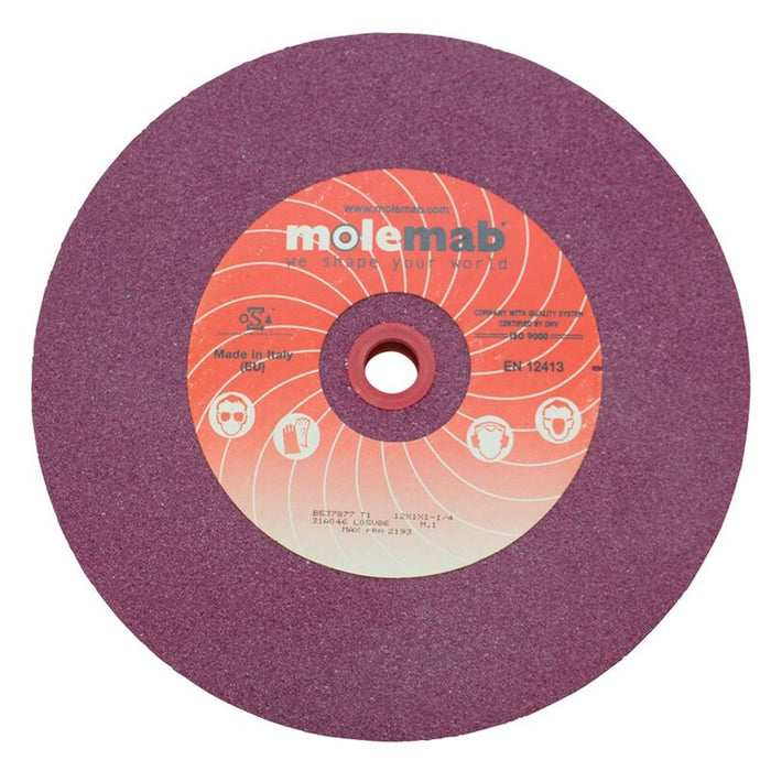Stens 750102 Grinding Wheel 12 In. x 1 In. x 1-1/4 In. 46 grit Ruby