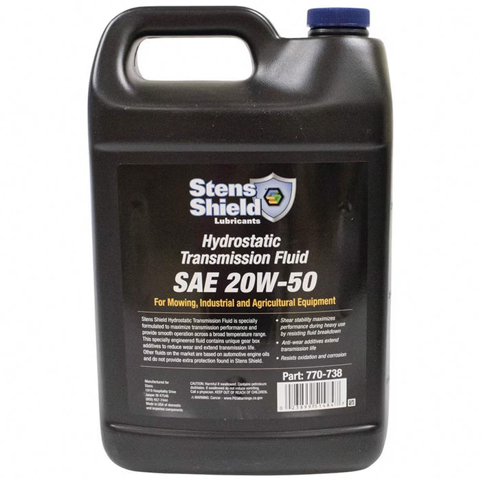 Stens 770738 Hydrostatic Transmission Fluid SAE 20W50
