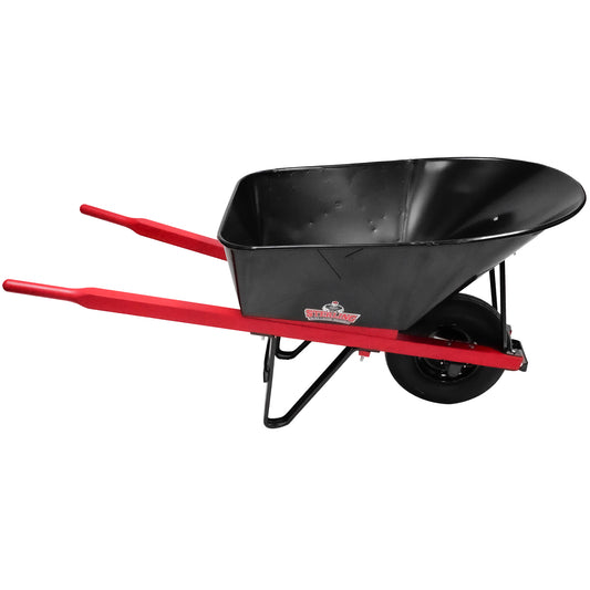 Sterling Steel Tray Wheelbarrow 7 Cu. Ft. w/ Pneumatic Tire