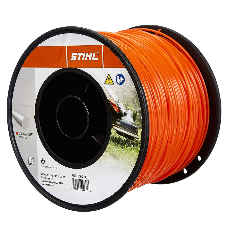 Stihl 0000 930 2246 Hilo de corte redondo 2,4 mm x 830 pies.