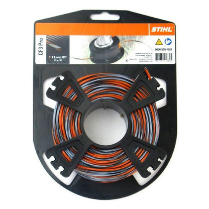 Stihl 0000 930 4304 CF3 Pro Trimmer Line 2.7mm X 180 ft.