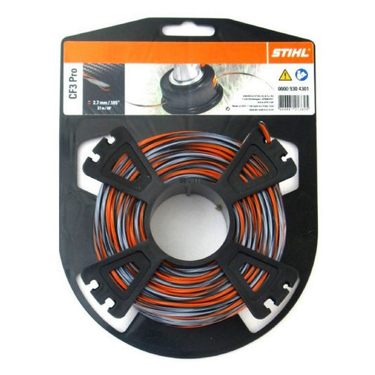 Stihl 0000 930 4304 CF3 Pro Trimmer Line 2.7mm X 180 ft.