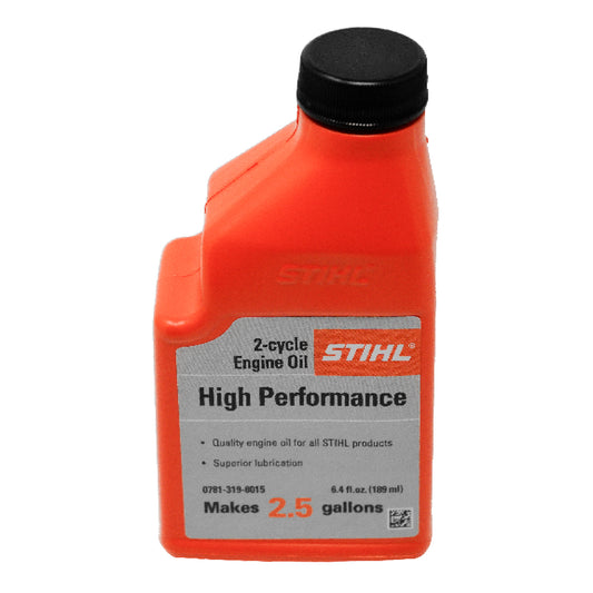 Stihl 0781 319 8009 Aceite de motor de 2 tiempos de alto rendimiento 6.4 oz.