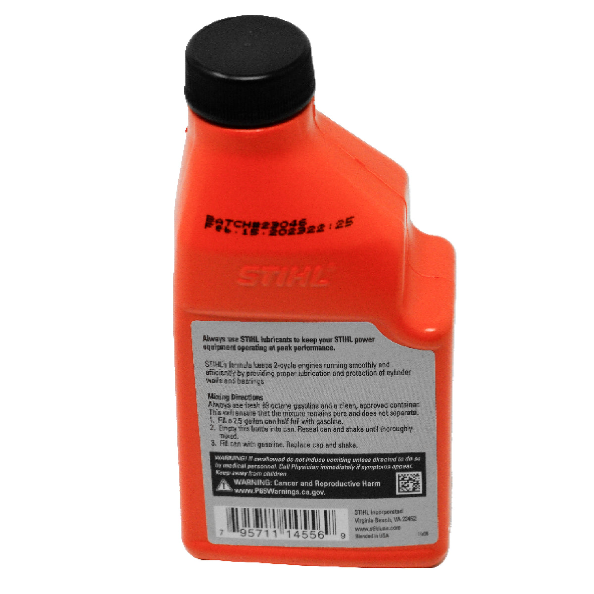 Stihl 0781 319 8009 Aceite de motor de 2 tiempos de alto rendimiento 6.4 oz.