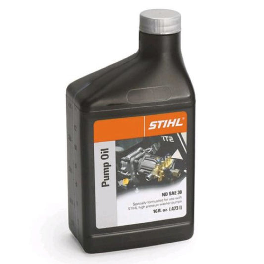 Stihl 7010 871 0277 Aceite para bomba sin detergente de 30 W, 16 oz.