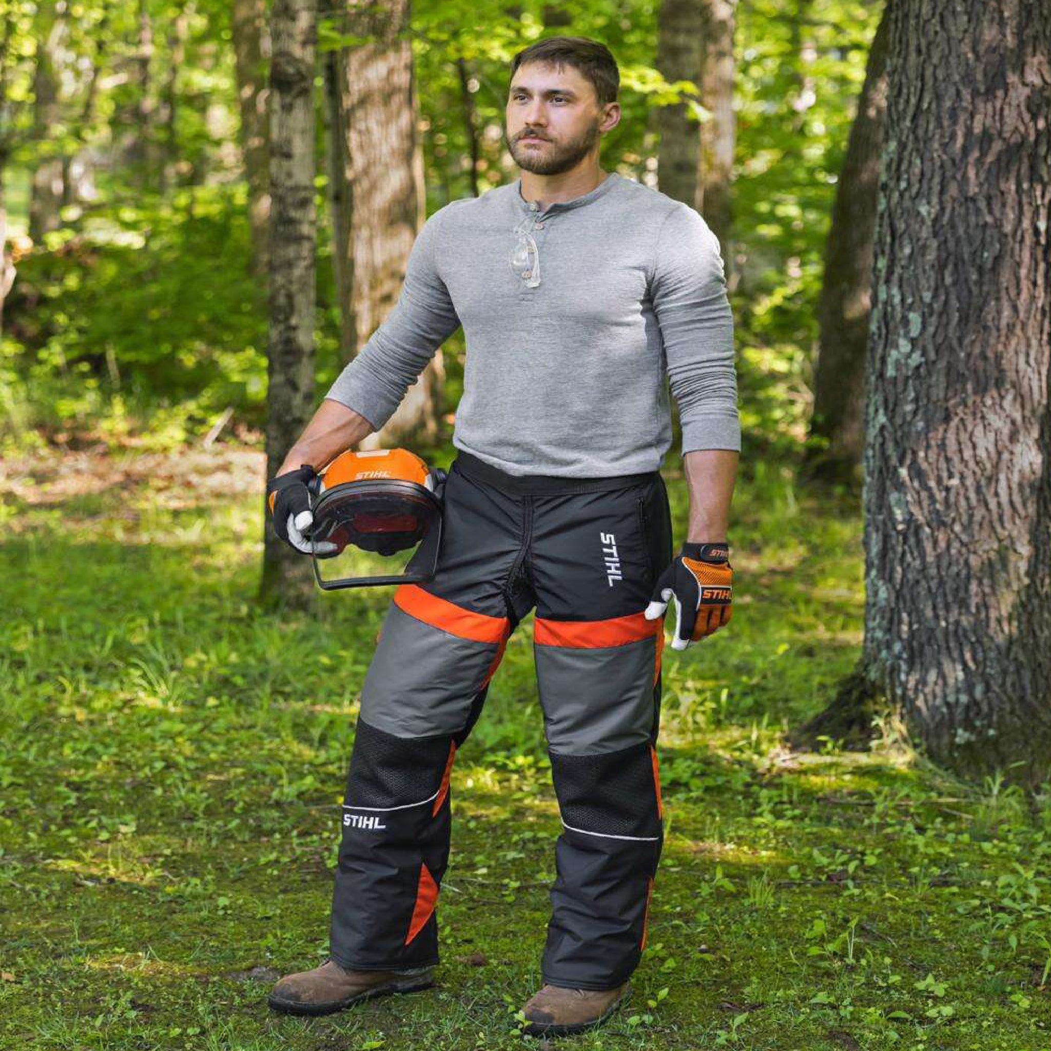 Stihl ADVANCE Nylon Apron Chaps Black